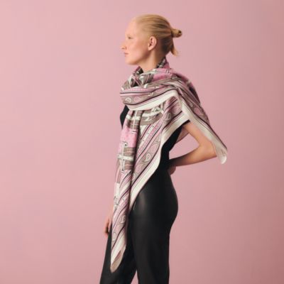 レディス, スカーフ、ショール＆マフラー, カシミアストール＆マフラー